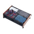 Under Bed Storage with Wheels, 650 x 460 x 180 mm Underbed Containers, Underbed Shoes Organizer with Lockable Wheels, Rolling Under the Bed Storage Bins for Clothes, Shoes, Blankets, 2 Pack
