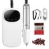 Electric Rechargeable Nail Drill, 35,000RPM Portable Cordless Nail E File Machine, LCD-Display Acrylic Gel Grinder Tool with 6 Bits and 50PCS Sanding Bands for Manicure Pedicure Carve Polish