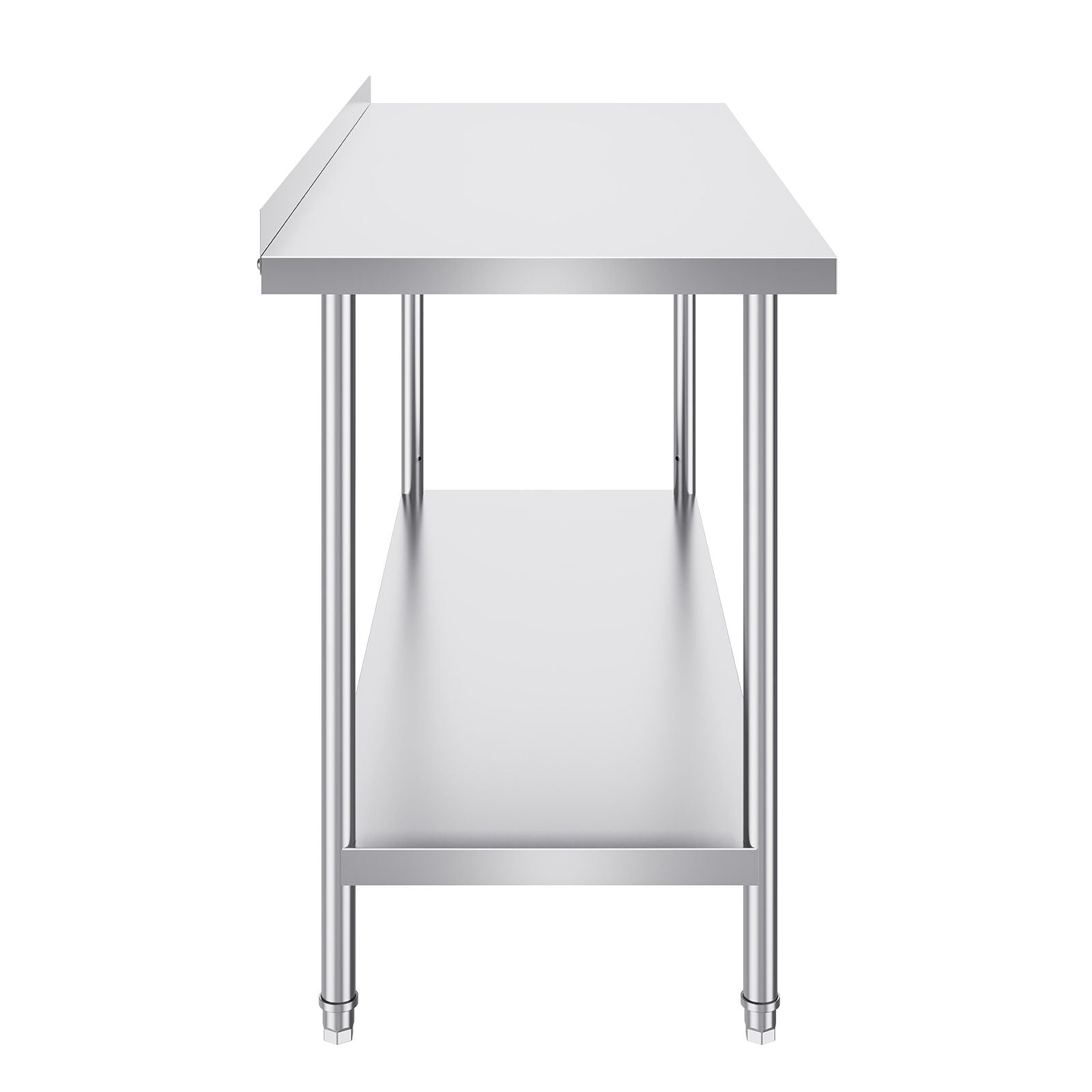 24 x 60 x 36 Inch Stainless Steel Work Table, Commercial Food Prep Worktable Heavy Duty Prep Worktable, Metal Work Table with Adjustable Height for Restaurant, Home and Hotel