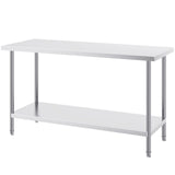 Stainless Steel Work Prep Table Commercial Worktable Food Prep 24x60x34in