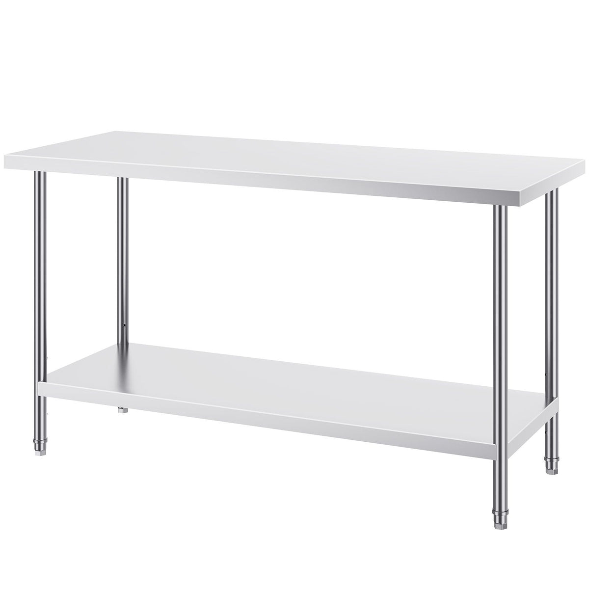Stainless Steel Work Prep Table Commercial Worktable Food Prep 24x60x34in