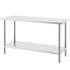 Stainless Steel Work Prep Table Commercial Worktable Food Prep 24x60x34in