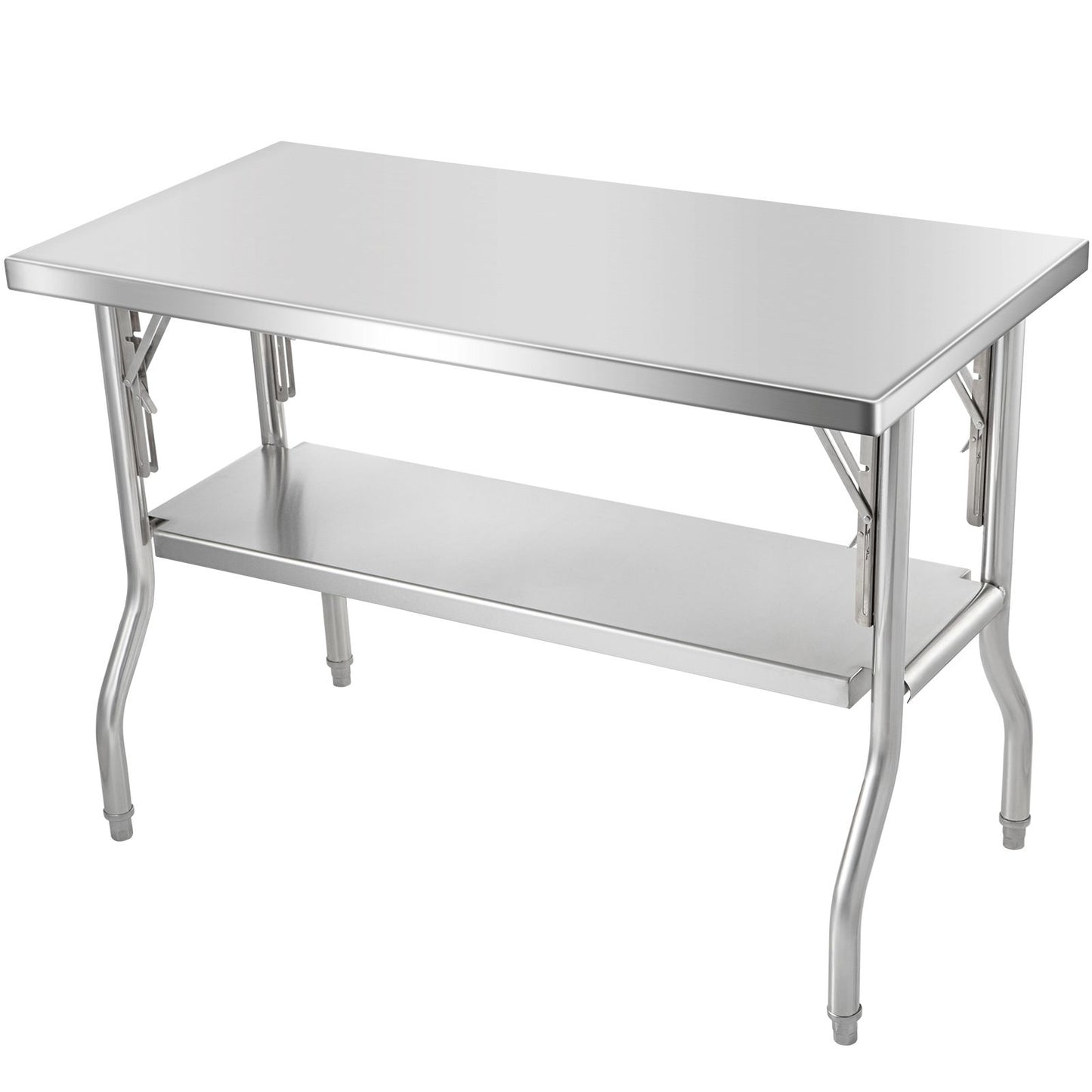 Commercial Worktable Workstation Folding Commercial Prep Table 1220x610 mm