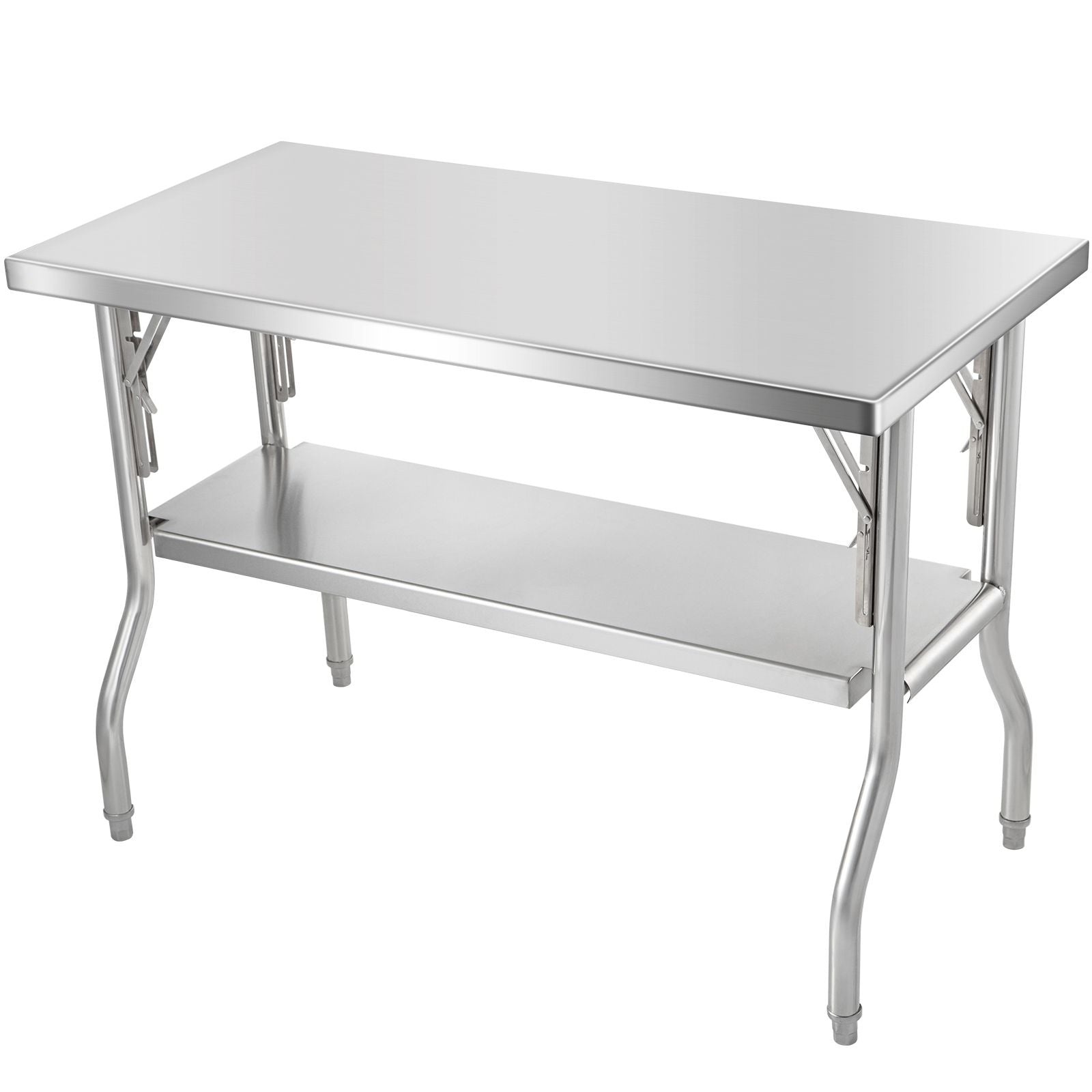 Commercial Worktable Workstation Folding Commercial Prep Table 1220x610 mm