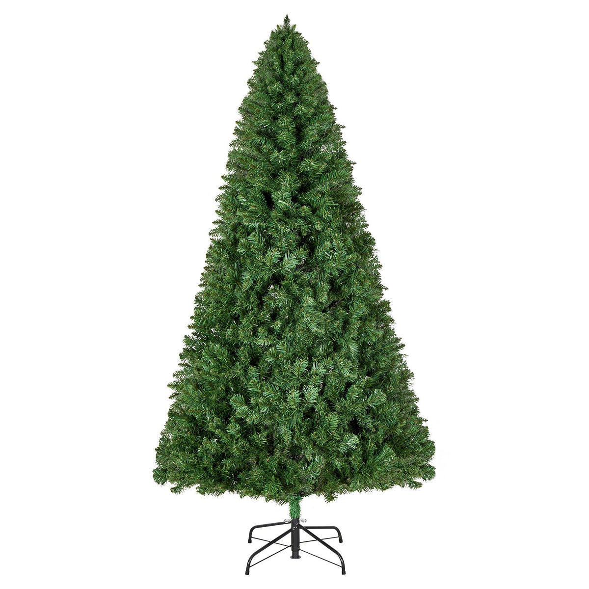 Christmas Tree, 1.8m Artificial Xmas Tree, Full Holiday Decor Trees with 1250 Branch Tips & Sturdy Metal Base for Home Party Office Decoration