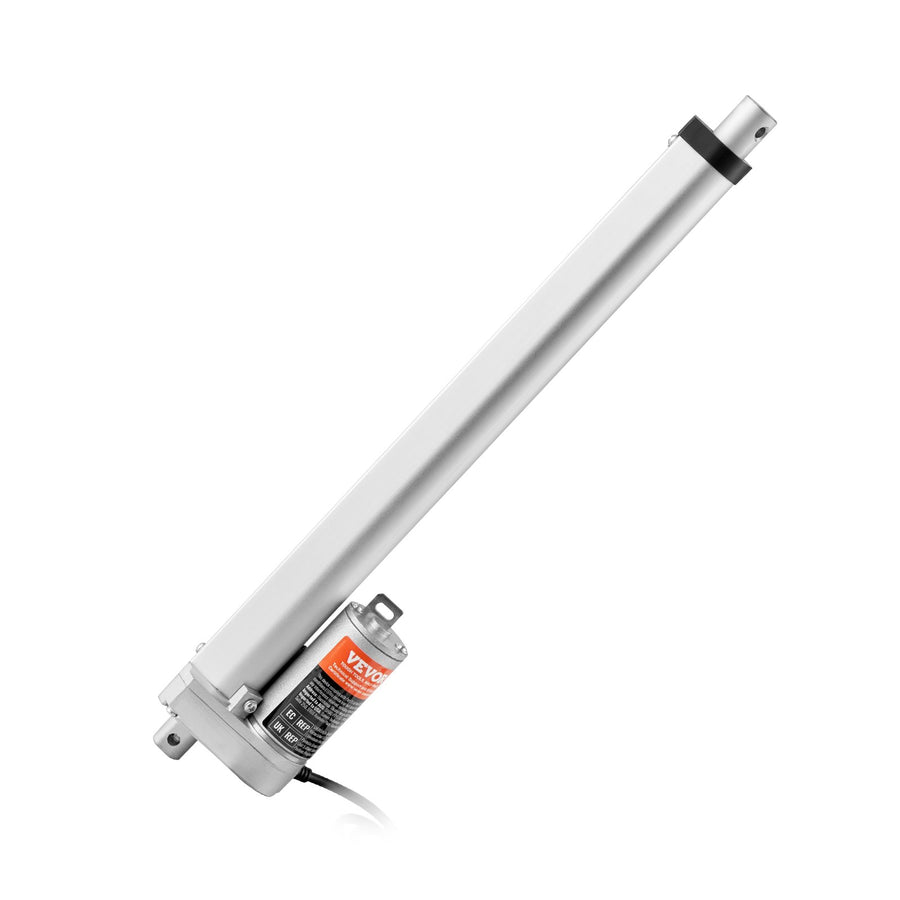 Linear Actuator 12V, 12 Inch High Speed 0.55"/s Linear Actuator, 220lbs/1000N Linear Motion Actuator with Mounting Bracket and IP54 Protection
