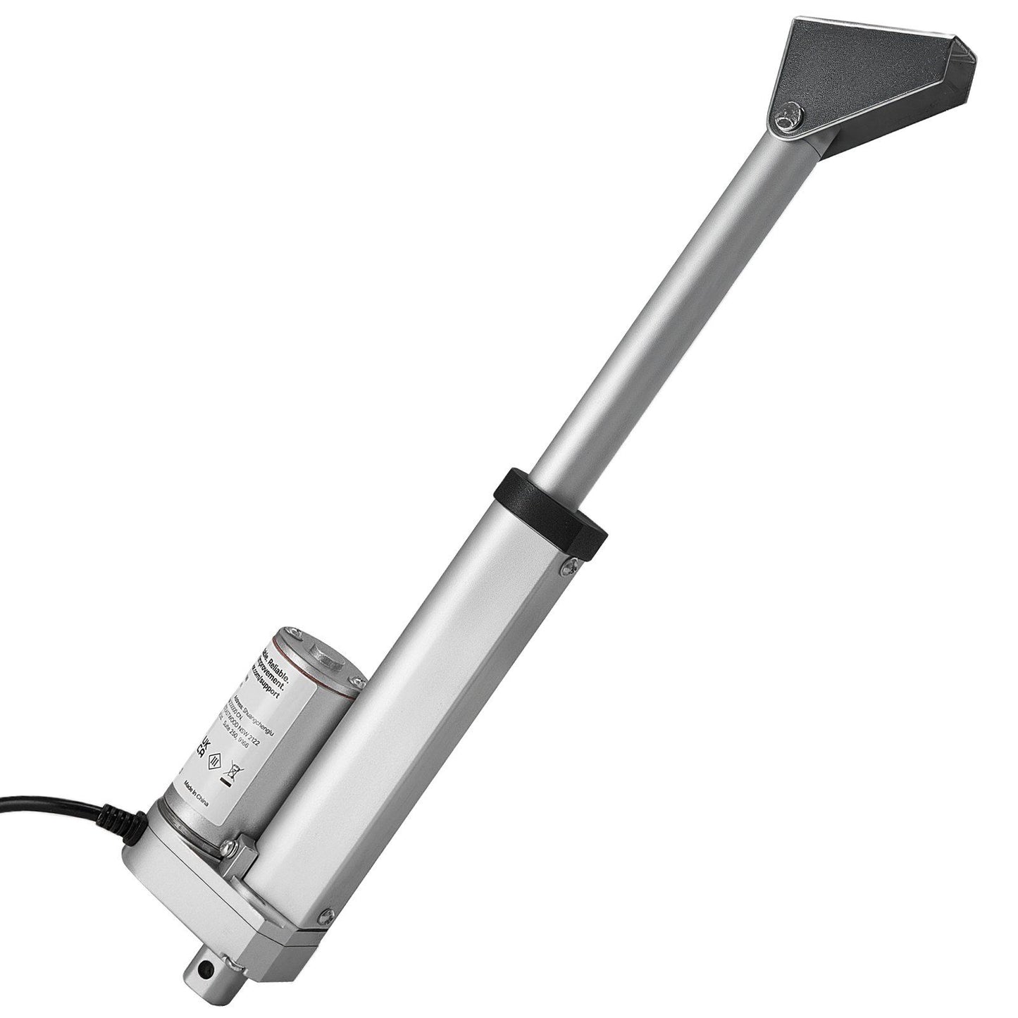12V Linear Actuator, 101.6mm Stroke 15mm/s High-Speed 1000N Linear Motion Actuator - with IP54 Protection & Mounting Bracket for Lift Desk, Recliner Chairs, Window Door Opener
