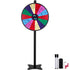 24 inch Spinning Prize Wheel, 14 Slots Spinning Wheel, Roulette Wheel with a Dry Erase and 2 Markers, Tabletop or Floor Standing Win Fortune Spin Games in Party Pub Trade Show Carnival
