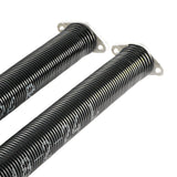 Garage Door Torsion Springs, Pair of 5.54 x 50.8 x 610 mm, 16000 Cycles, Garage Door Springs with Non-Slip Winding Bars, Gloves and Mounting Wrench, Electrophoresis Coated for Replacement