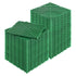 Interlocking Drainage Mat, 50 Pcs Modular Interlocking Cushion, 31 x 31 cm Splicing Drainage Mats, Non-Slip Green PP Drainage Floor Tile and Shower Mat, for Garage, Garden, Kitchen & Outdoor