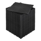 Interlocking Drainage Mat, 31 x 31 cm Modular Interlocking Cushion, 24 Pcs Splicing Drainage Mats, Non-Slip Black PP Drainage Floor Tile and Shower Mat, for Garage, Garden, Kitchen & Outdoor
