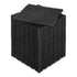 Interlocking Drainage Mat, 31 x 31 cm Modular Interlocking Cushion, 24 Pcs Splicing Drainage Mats, Non-Slip Black PP Drainage Floor Tile and Shower Mat, for Garage, Garden, Kitchen & Outdoor