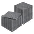 Interlocking Drainage Mat, 31 x 31 cm Modular Interlocking Cushion, 40 Pcs Splicing Drainage Mats, Non-Slip Gray PP Drainage Floor Tile and Shower Mat, for Garage, Garden, Kitchen & Outdoor