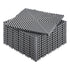 Interlocking Drainage Mat, 31 x 31 cm Modular Interlocking Cushion, 12 Pcs Splicing Drainage Mats, Non-Slip Gray PP Drainage Floor Tile and Shower Mat, for Garage, Garden, Kitchen & Outdoor