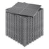 Interlocking Drainage Mat, 41.5 x 41.5 cm Modular Interlocking Cushion, 24 Pcs Splicing Drainage Mats, PP Non-Slip Drainage Floor Tile and Shower Mat, for Garage, Garden, Kitchen & Outdoor