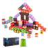 Magnetic Blocks, 150 PCS Dark Castle Set, Magnetic Building Cubes for Kids, STEM Montessori Sensory Toys for Christmas Birthday Gift, Construction Stacking Toy for 3+ Years Old Boys & Girls