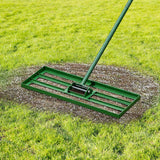 Lawn Leveling Rake, 30"x10" Level Lawn Tool, Heavy-duty Lawn Leveler with 78" Steel Extended Handle, Yard Leveling Rake Suit for Garden, Golf Lawn, Farm
