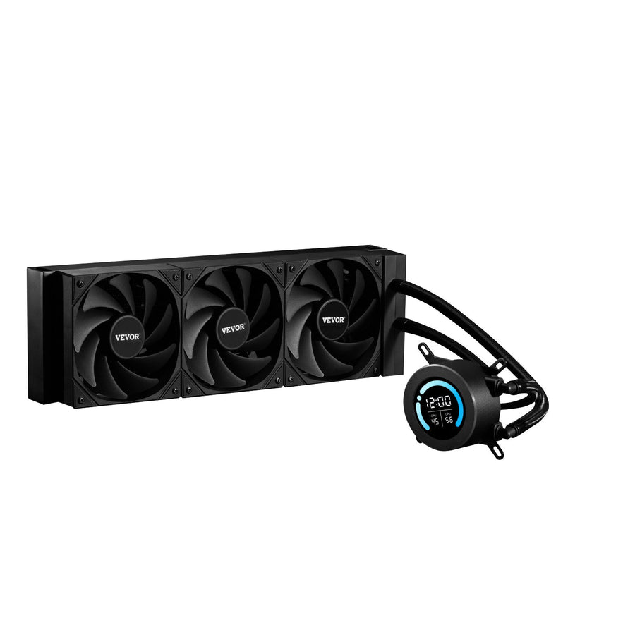 VEVOR CPU Liquid Cooler AIO CPU Water Cooler with 3 PWN Fans(120 mm) Intel AMD