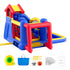 Inflatable Bounce House, Outdoor High Quality Playhouse Trampoline, Jumping Bouncer with Blower, Slide, and Storage Bag, Family Backyard Bouncy Castle, for Kid Ages 3_8 Years, 3.3x3x2.3m