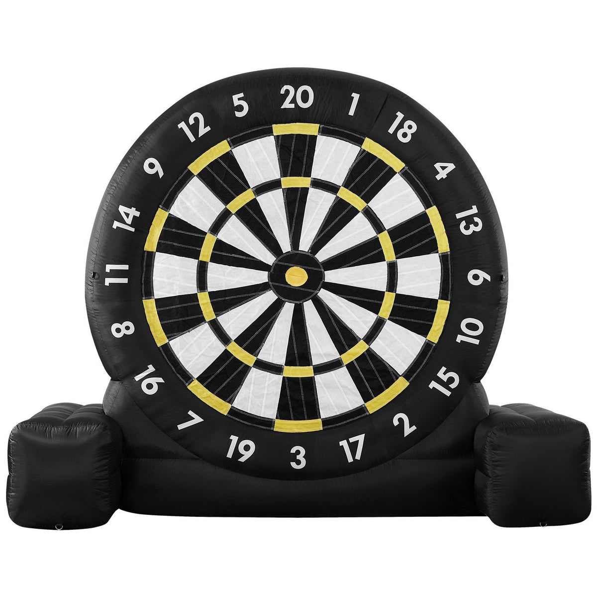 Inflatable Soccer Dart Board, over 2.5 m High Giant Soccer Dart Board with 9 Kick Balls & Air Pump, 2-Minutes Setup & Storage Bag for Easy Carrying, for Giant Yard Games, Giant Kick Darts Game