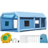 Inflatable Paint Booth 29.5x15.7x11.8ft Inflatable Spray Booth 950W+750W