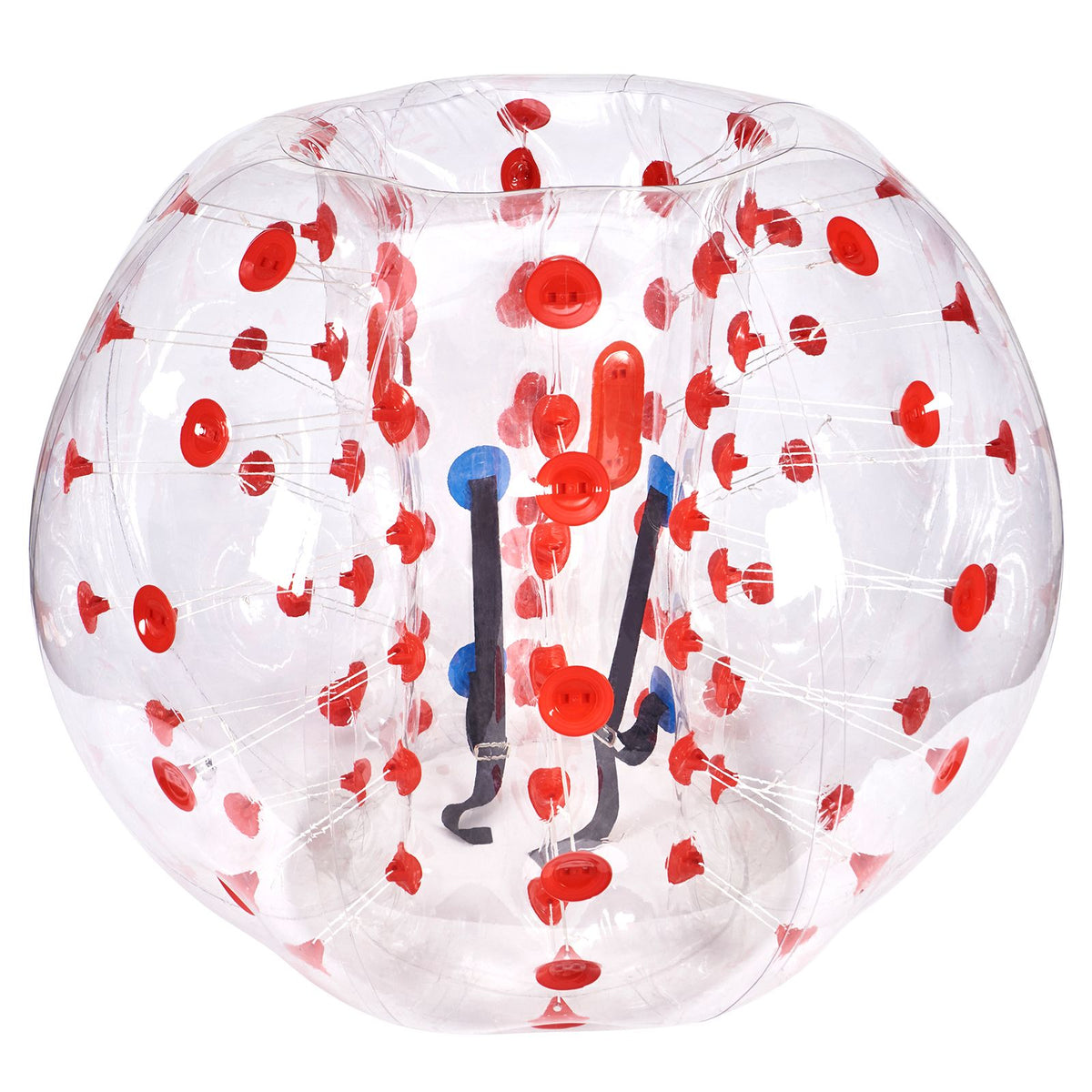 Inflatable Bumper Ball 1-Pack, 5FT/1.5M Body Sumo Zorb Balls for Teen & Adult, 0.8mm Thick PVC Human Hamster Bubble Balls for Outdoor Team Gaming Play, Bumper Bopper Toys for Garden, Yard, Park