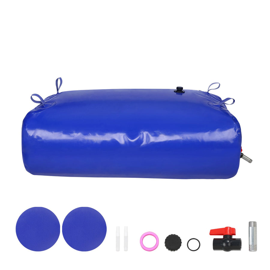 Portable Water Storage Bladder 87 Gal 1000D PVC Collapsible Water Tank