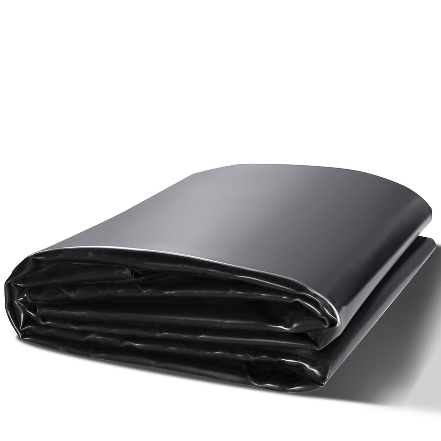 VEVOR Pond Liner, 6 x 7.6 m 45 Mil Thick, Pliable EPDM Material Pond Skins, Easy Cutting Underlayment for Fish or Koi Pond, Waterfall Base, Water Features, Water Gardens, Fountains, Black