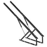Bed Lift, 1500x2000mm Compatible Extra-large Size 140kg Load Bearing, DIY Wall Bed Mechanical Hardware Kit Vertical Deluxe, Pneumatic Lever Heavy Duty Support, Folding for Guestroom
