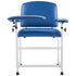 Phlebotomy Chair, Blood Draw Chair with Adjustable Armrests and Flip Arm, 181KG/400LBS Loading Blood Drawing Medical Chair with Soft Seat, Easy-to-Clean PVC Leather for Hospitals, Labs, Clinics