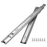 Drawer Slides, 18 inch, 10 Pairs Full Extension Ball Bearing Cabinet Rails, 100 LB Load Capacity Heavy Duty Side Mount Dresser Drawer Slides, Drawer Track Runners for Kitchen DIY Replacement