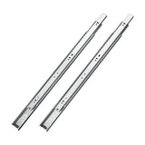 Drawer Slides, 20 inch, 10 Pairs Full Extension Ball Bearing Cabinet Rails, 100 LB Load Capacity Heavy Duty Side Mount Dresser Drawer Slides, Drawer Track Runners for Kitchen DIY Replacement