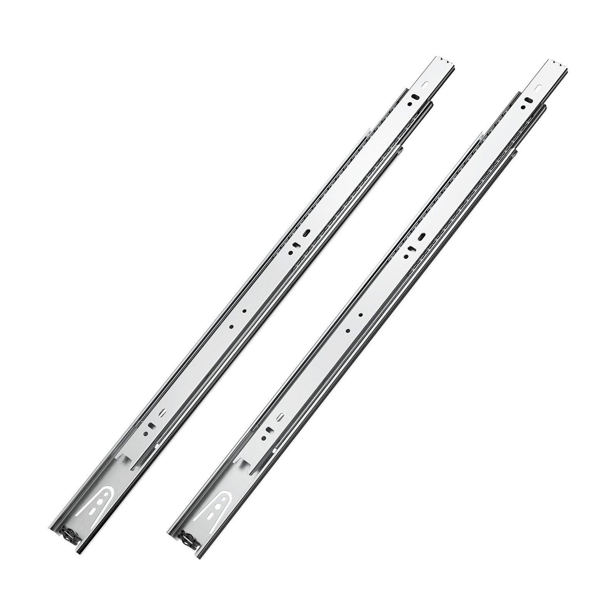 Drawer Slides, 20 inch, 10 Pairs Full Extension Ball Bearing Cabinet Rails, 100 LB Load Capacity Heavy Duty Side Mount Dresser Drawer Slides, Drawer Track Runners for Kitchen DIY Replacement