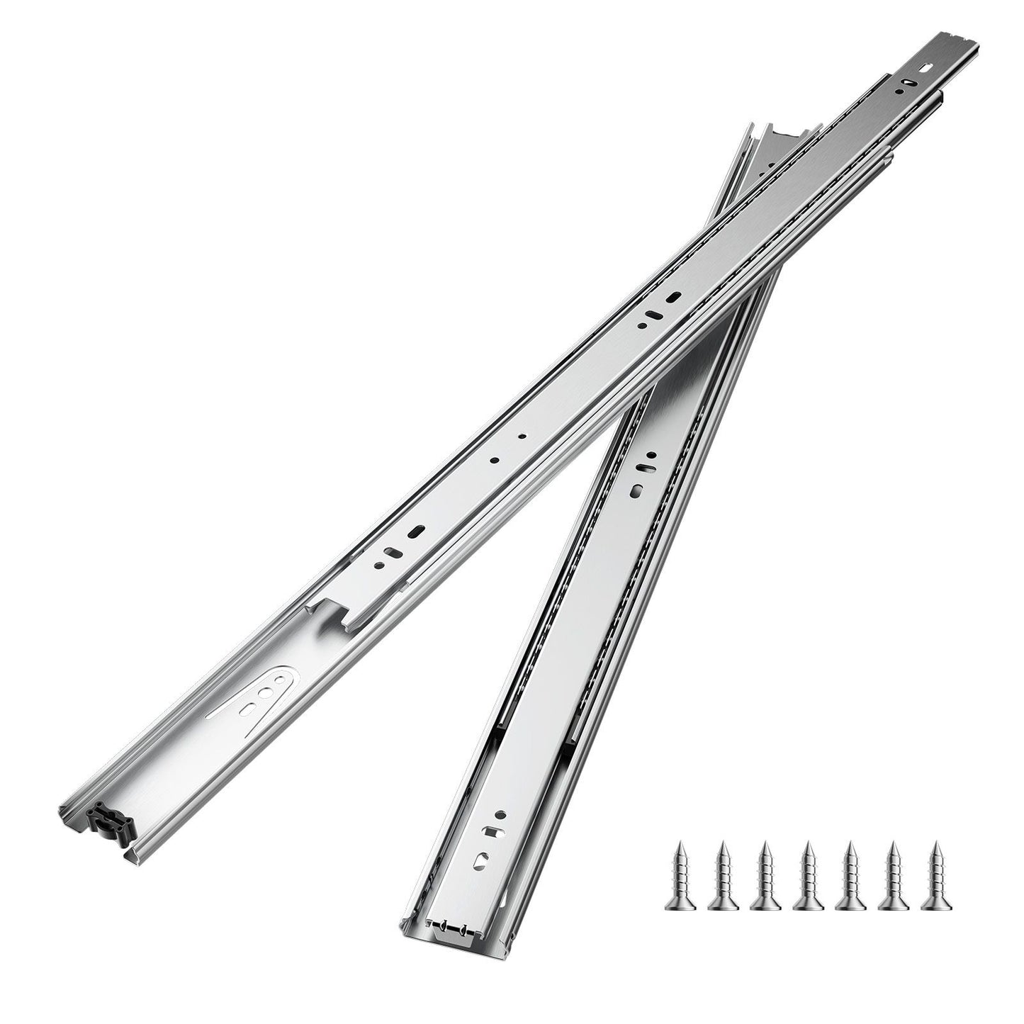Drawer Cabinet Slides Side Mount 22 inch 10 Pairs 100 LB Load Replacement