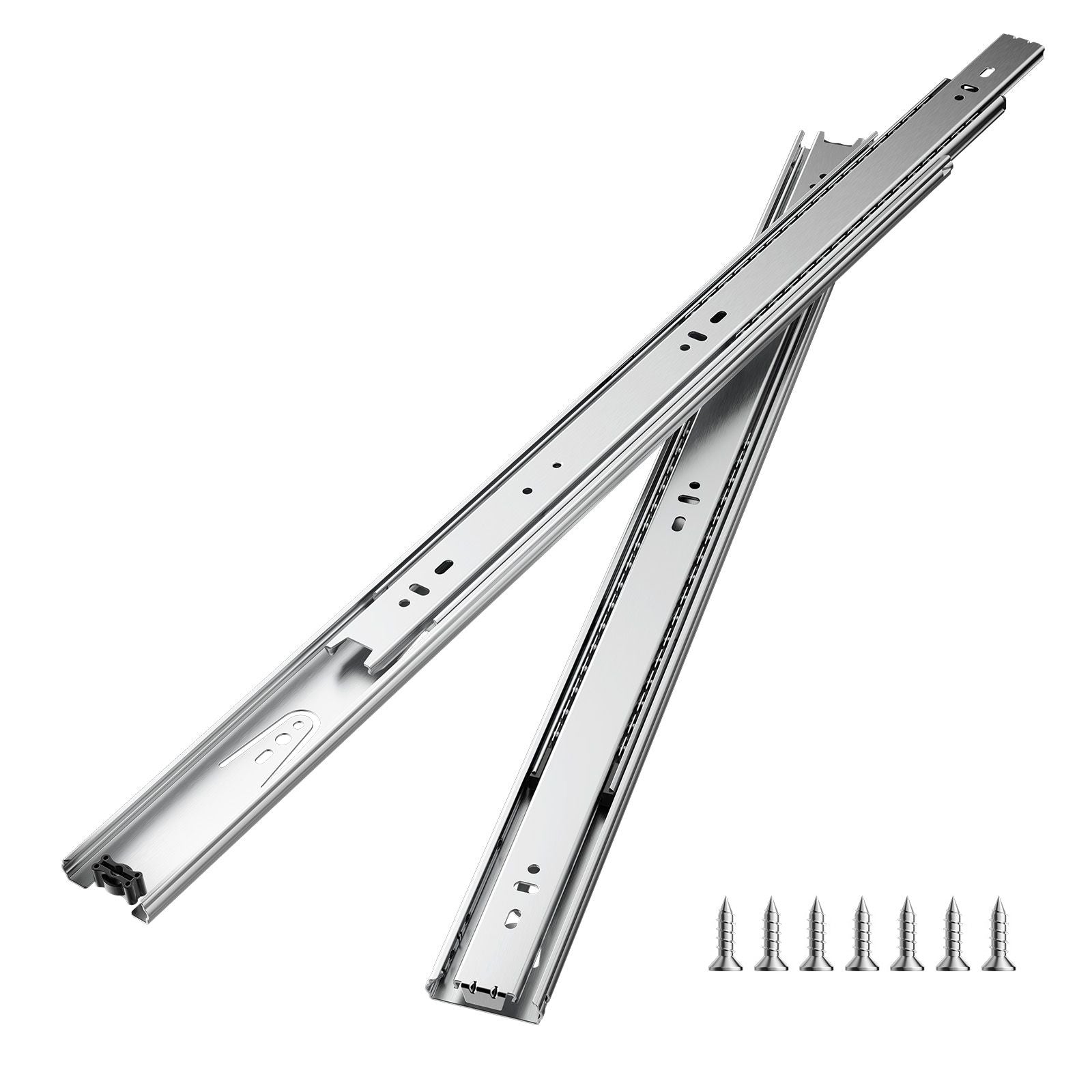 Drawer Cabinet Slides Side Mount 22 inch 10 Pairs 100 LB Load Replacement