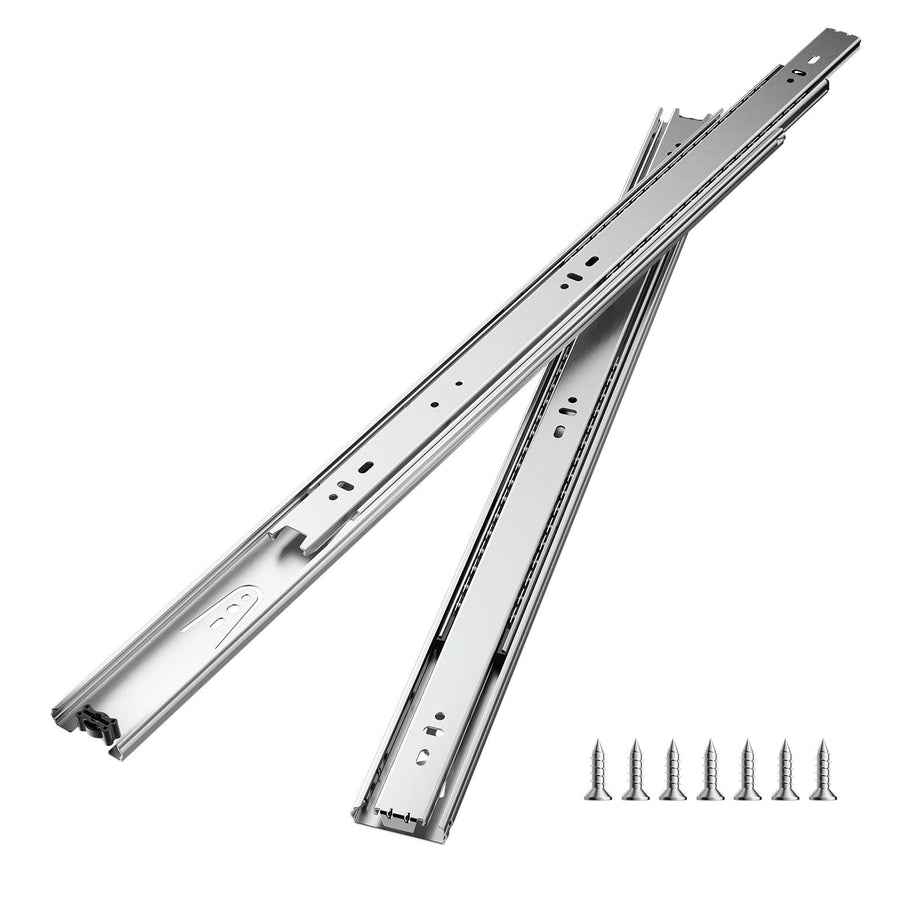 Drawer Cabinet Slides Side Mount 22 inch 10 Pairs 100 LB Load Replacement