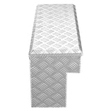 Truck Bed Tool Box, Heavy Duty Aluminum Tool Box with Tread Patterns, Storage Toolbox Chest Organizer with Lock and Key, Ideal for Pickup, Truck Bed, RV, Trailer, 864 x 305 x 390 mm, Silver