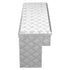 Truck Bed Tool Box, Heavy Duty Aluminum Tool Box with Tread Patterns, Storage Toolbox Chest Organizer with Lock and Key, Ideal for Pickup, Truck Bed, RV, Trailer, 864 x 305 x 390 mm, Silver
