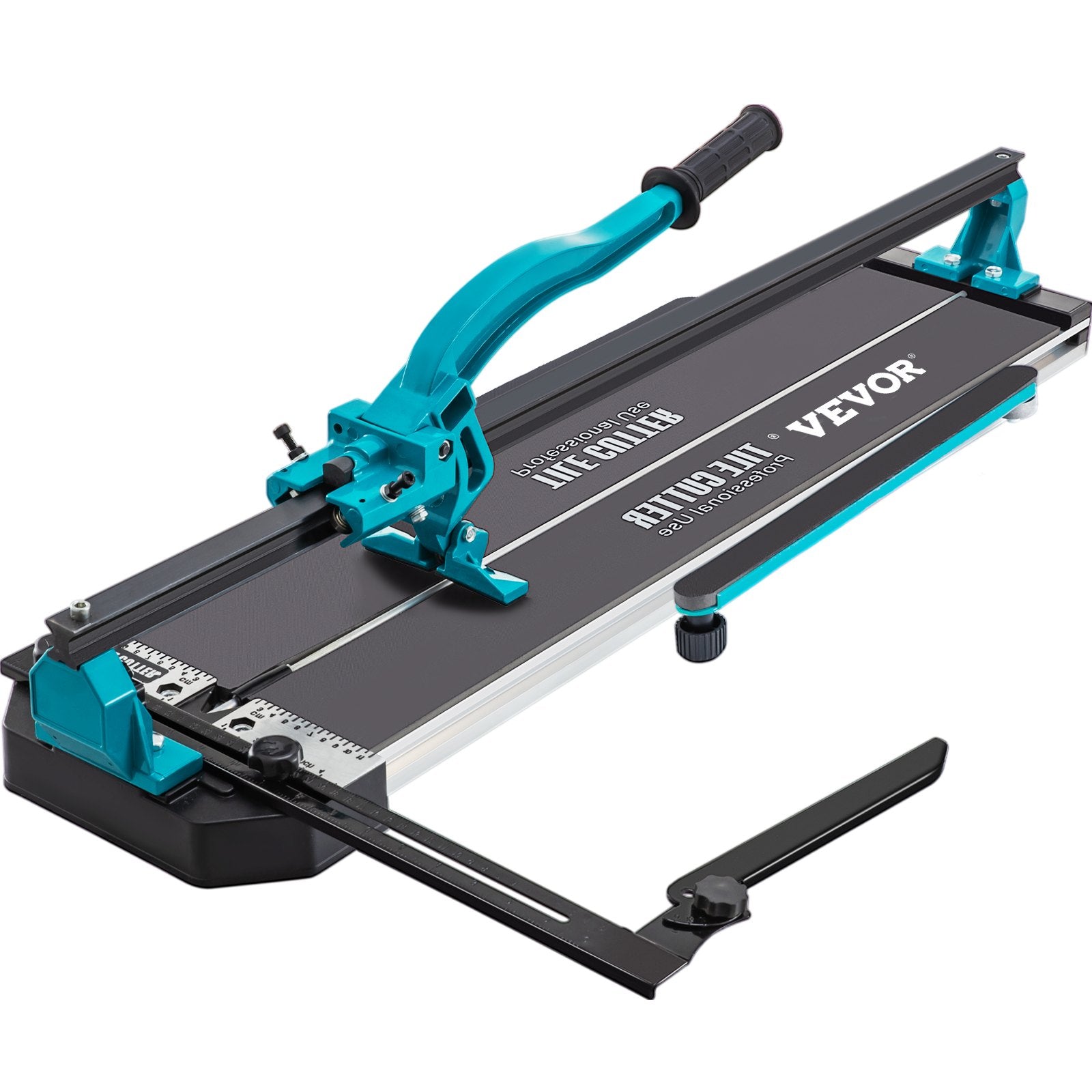 VEVOR Tile Cutter 24in Cutting Tool w/ Laser Guide Single Rail Double Brackets