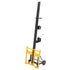 Drywall Lift, Heavy-Duty 68 kg Sheetrock Hoist for Wall Installation, One Person Drywall Installation, 1219x4878 mm Max. Panel Vertical Lifter with Wheels, Easy Transport (Yellow)