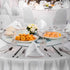 76.8 cm Glass Lazy Susan Turntable, Tempered Glass Dining Table Centerpiece with 6 Rotating Wheels, 360° Smooth & Silent Spin Tabletop Rotating Tray, for Family Gatherings, Banquets & Weddings