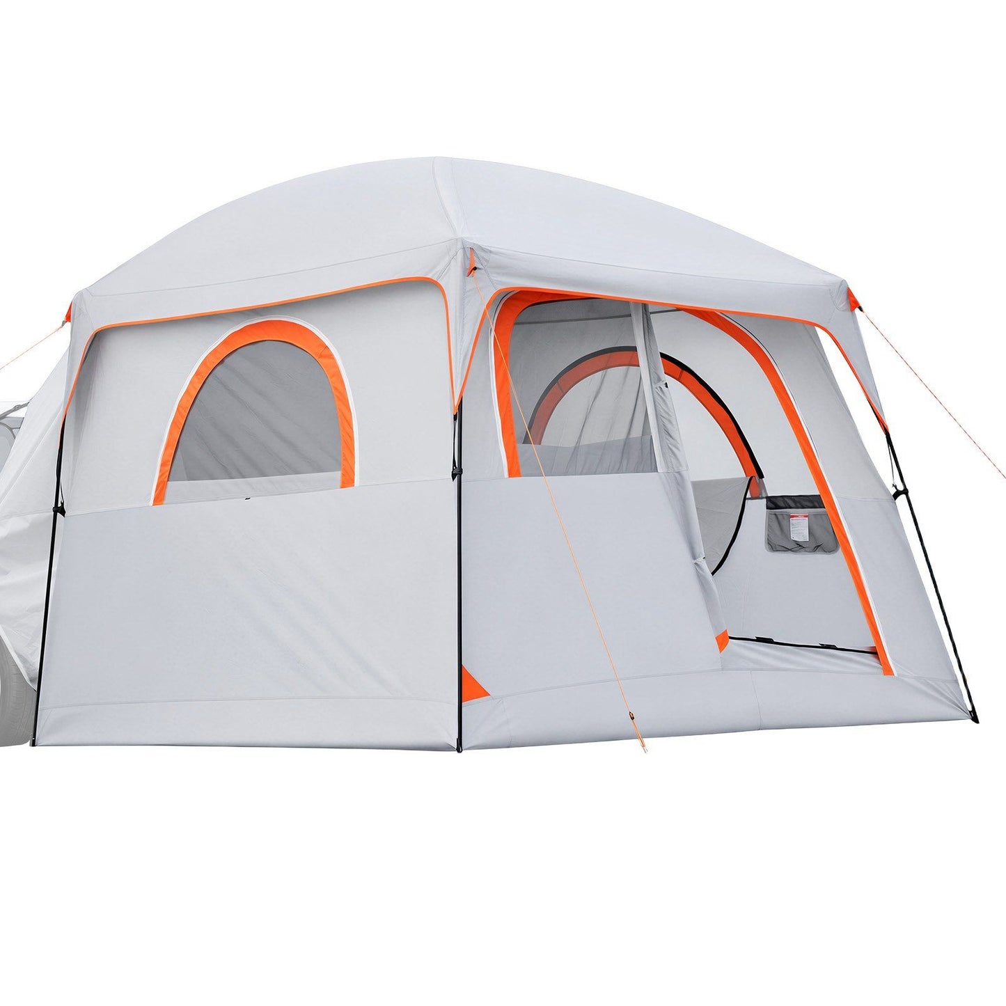 Large SUV Tent for 6 Person, 3.05 x 2.74m 3-Season SUV Tailgate Tent with Ventilated Doors & Mesh Windows, PU2000mm Waterproof Dual-Use Car Rear Hatch Tents for Outdoor Camping Hiking