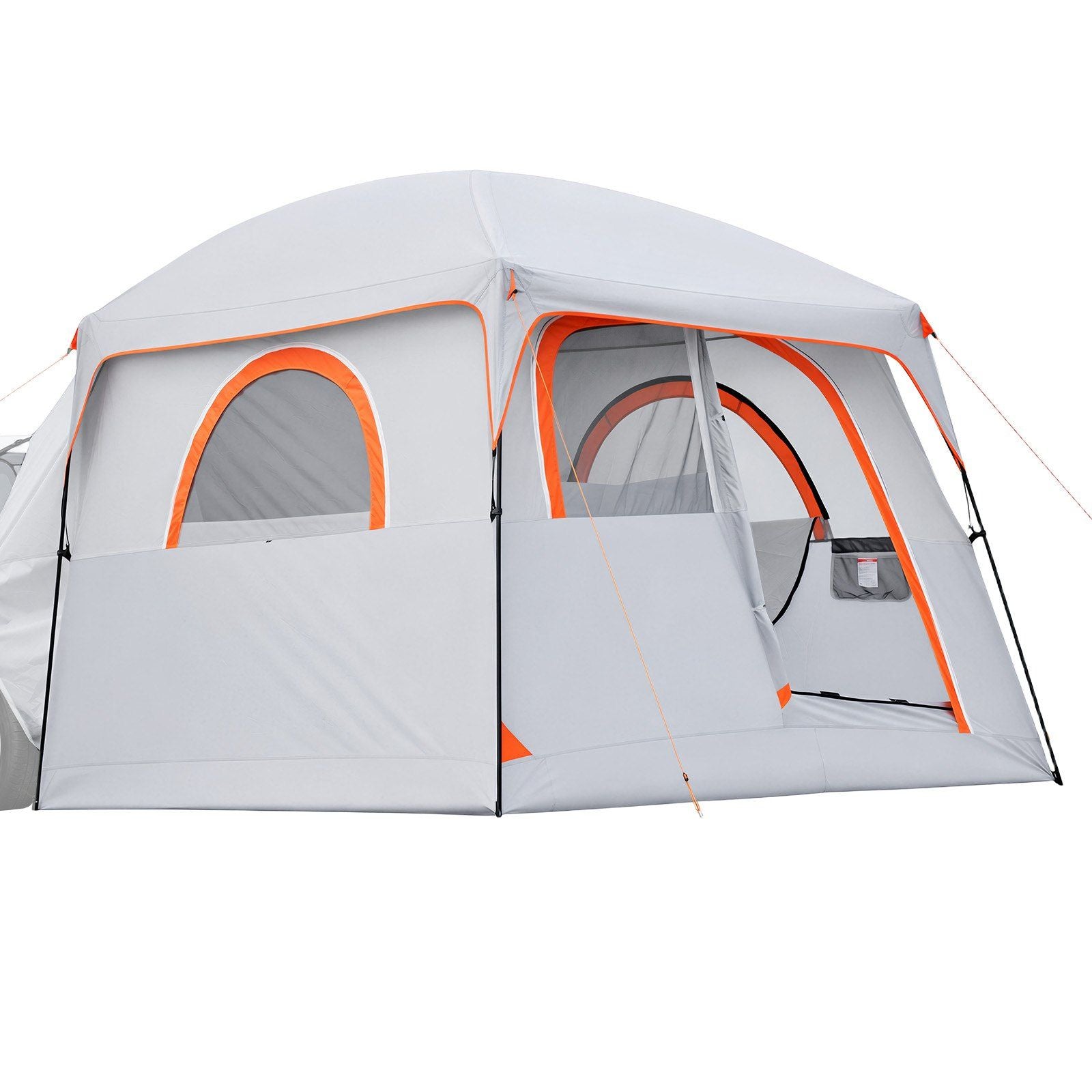 Large SUV Tent for 6 Person, 3.05 x 2.74m 3-Season SUV Tailgate Tent with Ventilated Doors & Mesh Windows, PU2000mm Waterproof Dual-Use Car Rear Hatch Tents for Outdoor Camping Hiking
