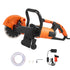 Electric Concrete Saw, 7 in Circular Saw Cutter, 2000 W High Power with Max. 2.5 in Cutting Depth, Wet/Dry Disk Saw Cutter Includes Water Line, Pump and Blade, for Stone, Brick