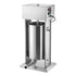 Electric Sausage Stuffer, 55 LBS / 25 L Vertical Meat Stuffer, Stepless Speed Control and Foot Pedal, Stainless Steel Heavy Duty Sausage Filler with 5 Stuffing Tubes, for Commercial & Home Use