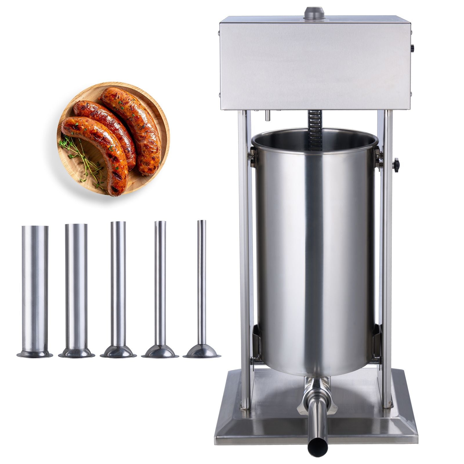 Electric Sausage Stuffer 25 L Vertical Meat Stuffer 304 Stainless Steel