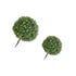 Artificial Topiary Boxwood Trees with Ground Spike, 2 Set 559mm Faux Shrubs & Bushes Potted Plants, Fake Silk Tree Look Real for Decor Front Porch Outdoor Indoor Patio Garden Balcony Backyard