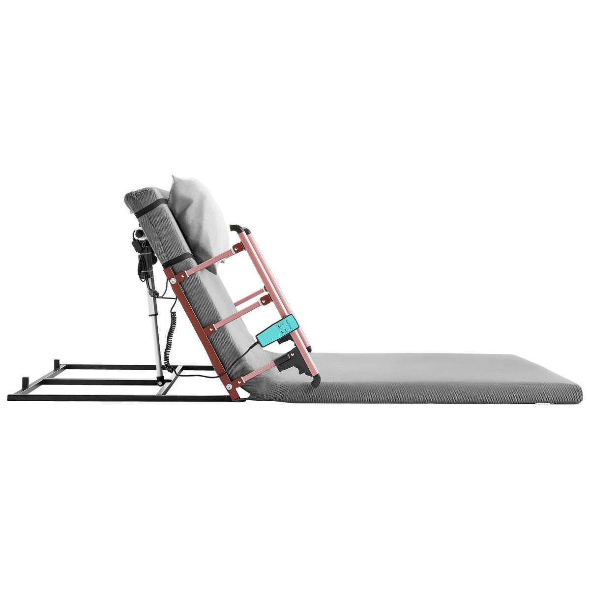 Electric Lifting Backrest 136 kg 4-68° Adjustable with Folable Guardrail, 1910 x 960 mm