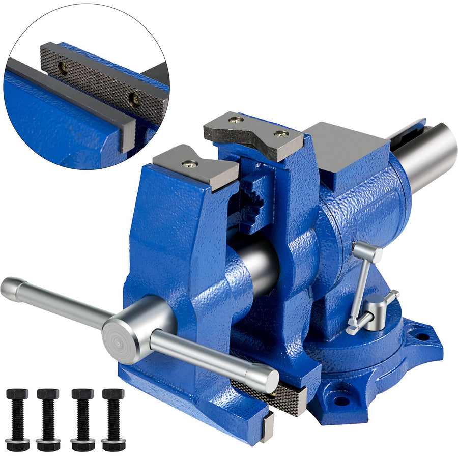 Multipurpose Bench Vice 5" 30Kn Heavy Duty with 360Â° Swivel Base and Head