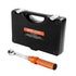 Click Torque Wrench Set, 1/4Inch Drive, 20-240 lbf-in / 2.3-27.1N.m, Dual-direction and Dual Range Scales, 72-Tooth, ±3% High Precision, with Bits, Sockets, Adapters, Extension Bar, Orange